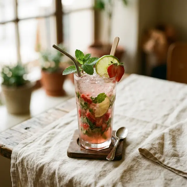 Berry mojito
